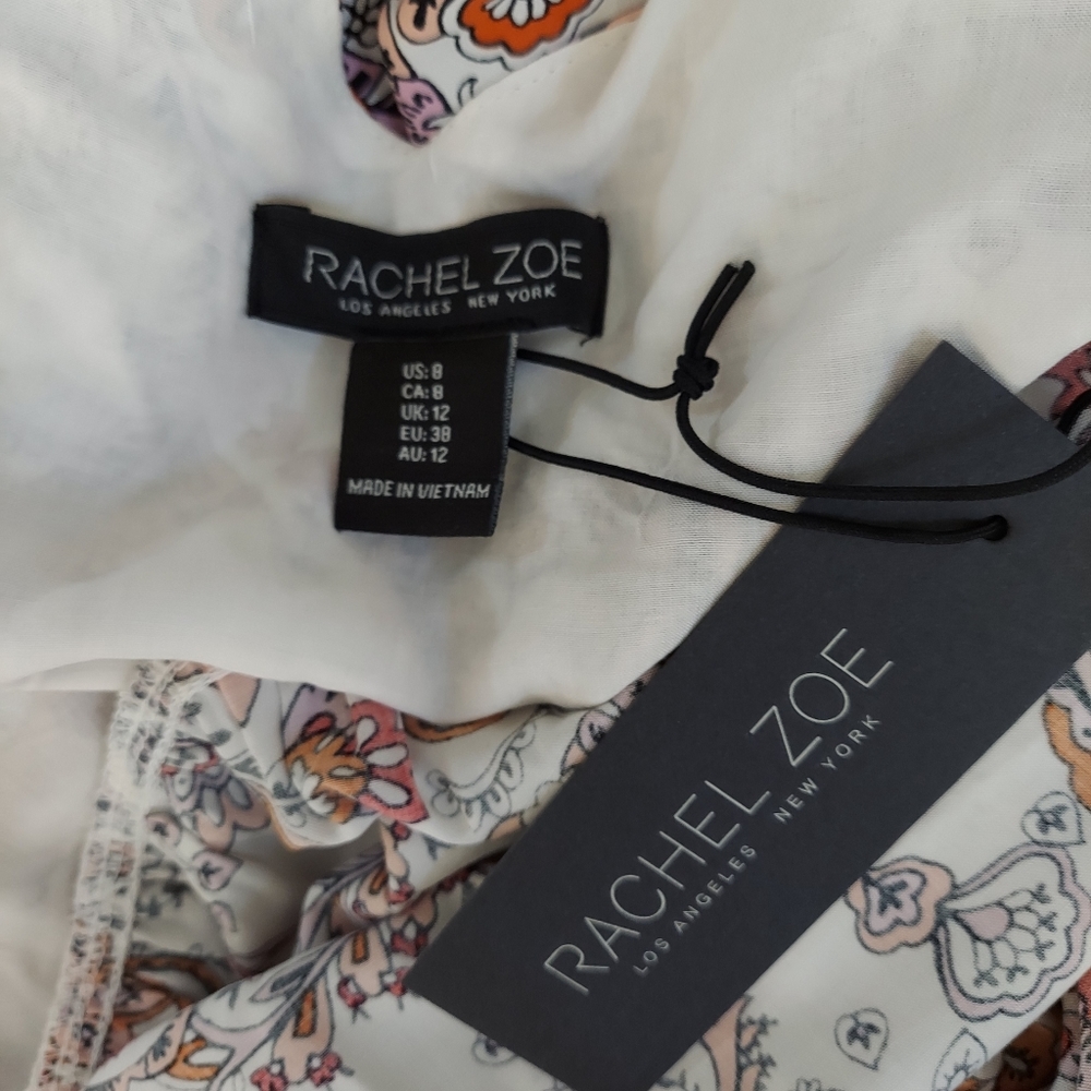 Rachel Zoe V-Neck Floral Boho Maxi Dress - Picture 7 of 9